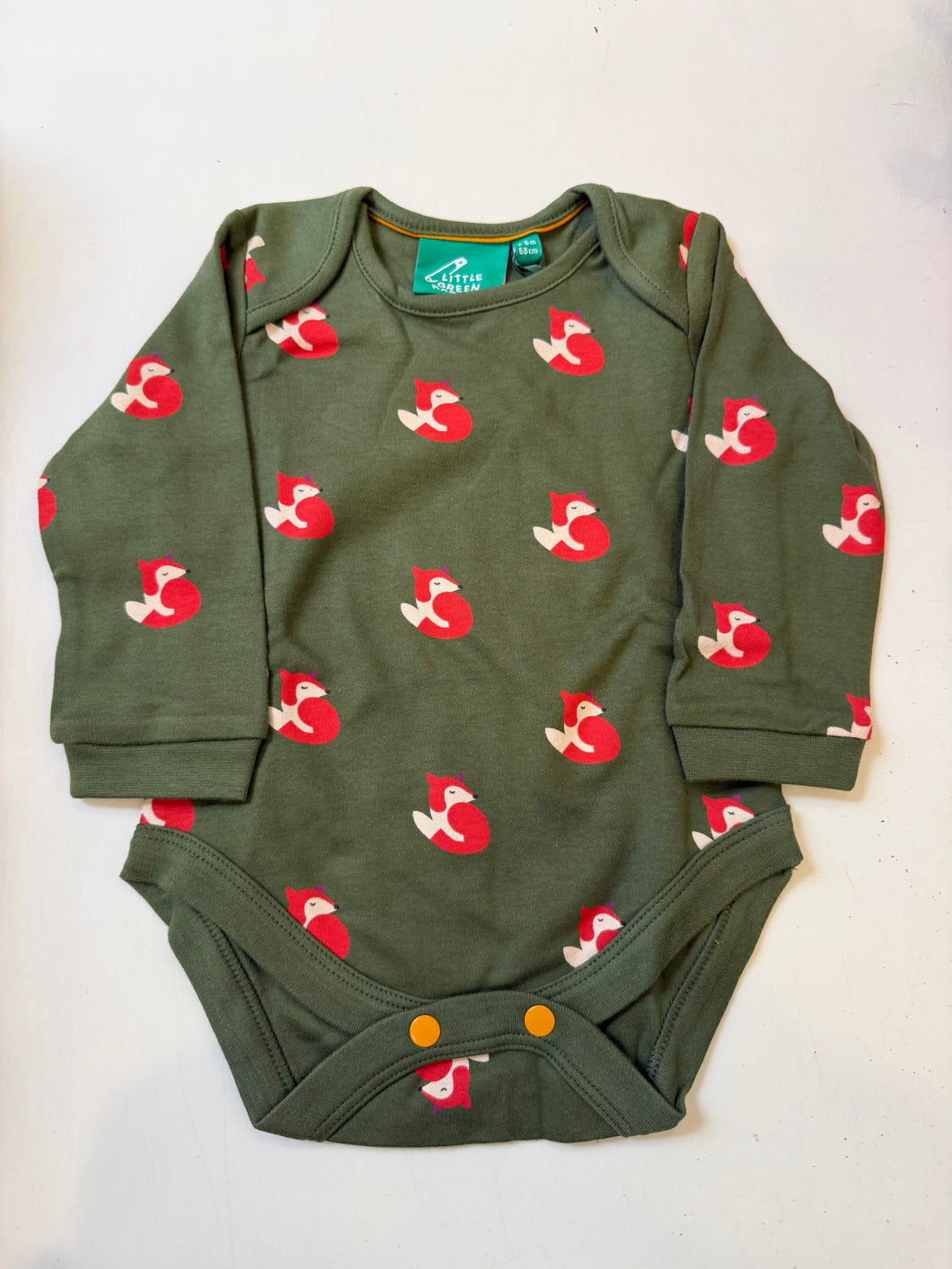 Little Green Radicals Fox Onesie