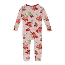 Load image into Gallery viewer, Kickee Pants Convertible Coverall in Baby Rose Floral 👉 ONLINE ONLY
