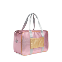 Load image into Gallery viewer, State Bags Rockaway Duffle Pink/Silver 👉 ONLINE ONLY
