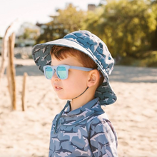 Load image into Gallery viewer, Jan &amp; Jul Urban Xplorer Sunglasses Aurora Lenses Frosty Blue Size S (6m-2y)

