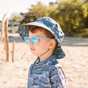 Jan & Jul Urban Xplorer Sunglasses Aurora Lenses Frosty Blue Size S (6m-2y)