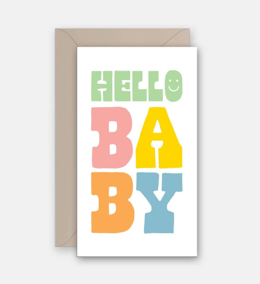 Enclosure Card Pastel Baby