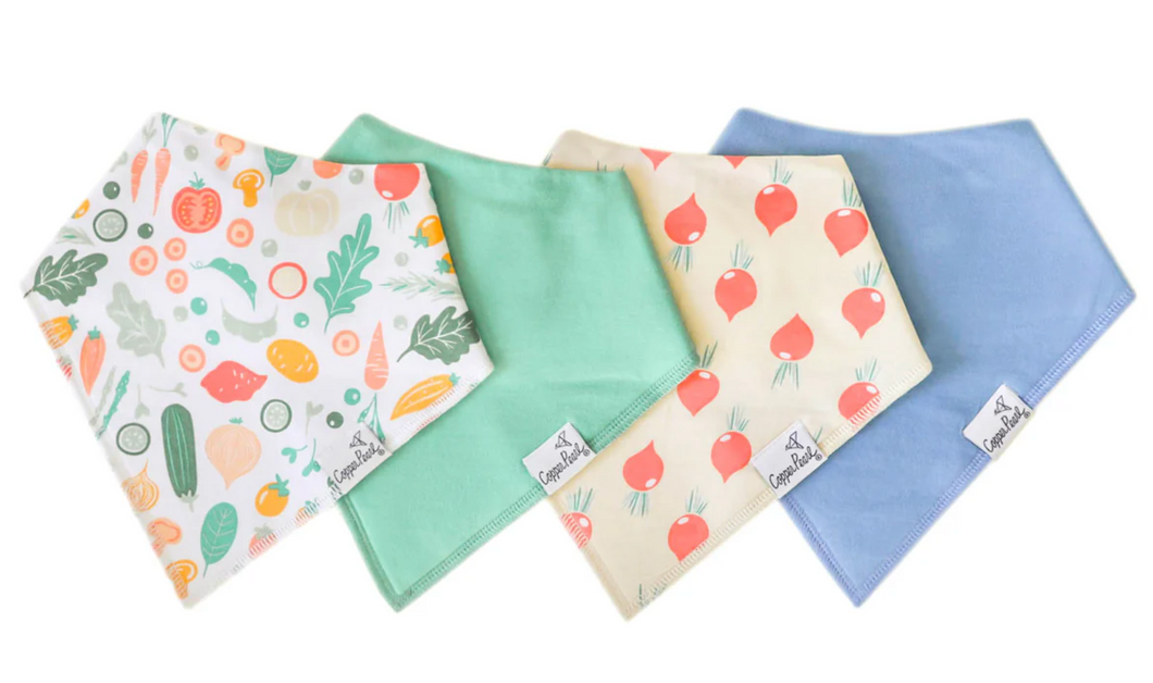 Copper Pearl Bandana Bibs Veggies