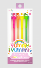 Load image into Gallery viewer, Ooly Yummy Yummy Scented Gel Pens Neon Set Of 6
