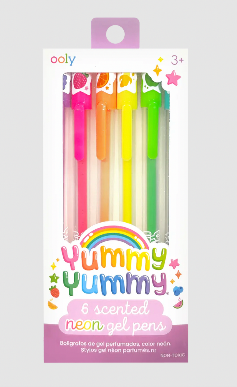 Ooly Yummy Yummy Scented Gel Pens Neon Set Of 6