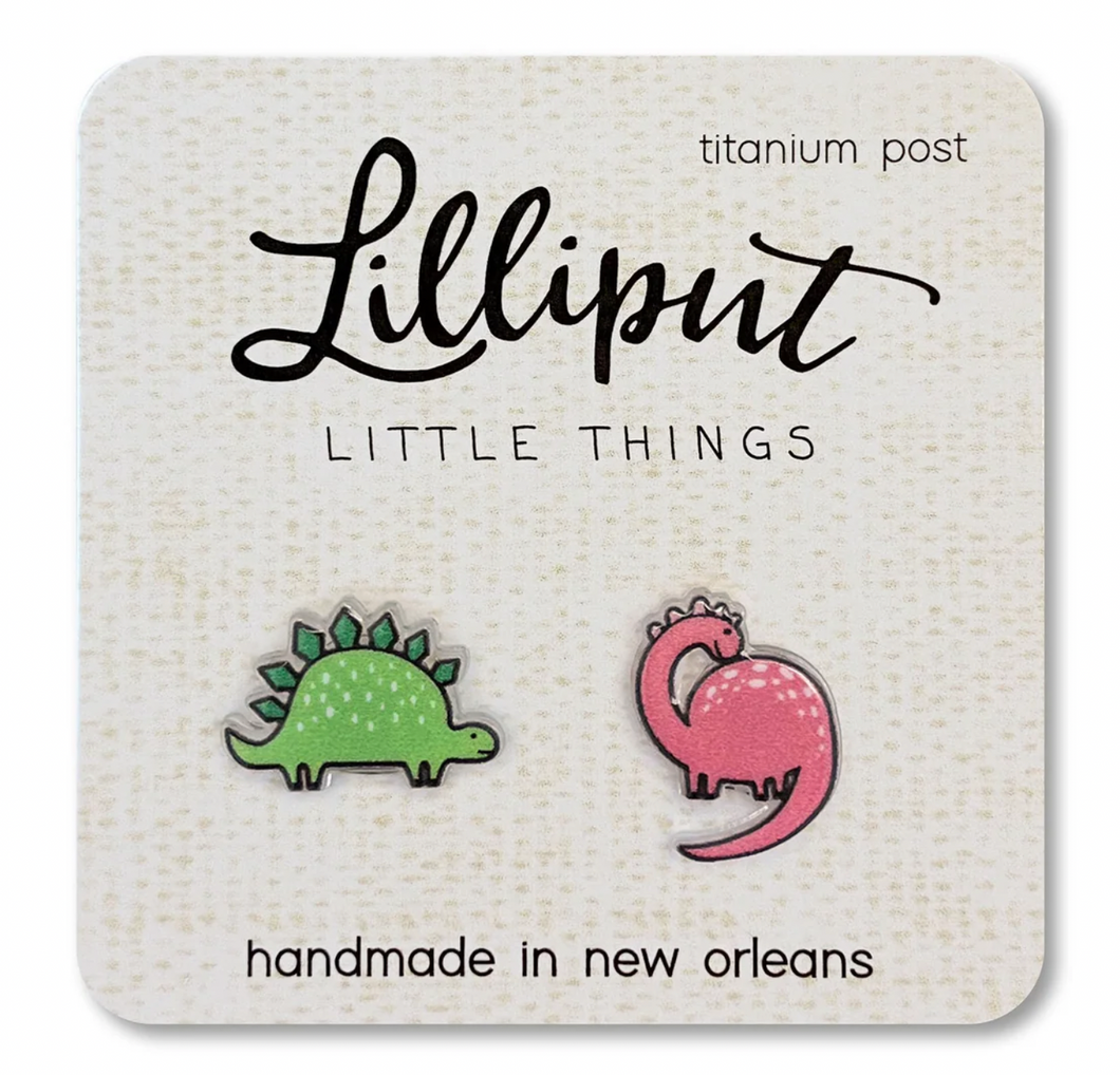 Lilliput Little Things Dinosaur Earrings