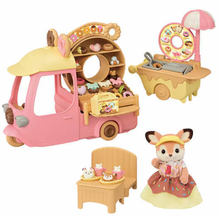 Load image into Gallery viewer, Calico Critters Dip Dip Donuts Wagon

