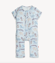 Load image into Gallery viewer, Magnetic Me Jungle Jazz Cotton Short Sleeve Coverall

