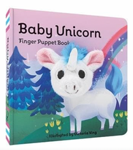 Load image into Gallery viewer, Baby Unicorn Finger Puppet  Book

