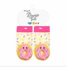 Load image into Gallery viewer, Boogie Toes Donut Non-Slip Rattle Socks

