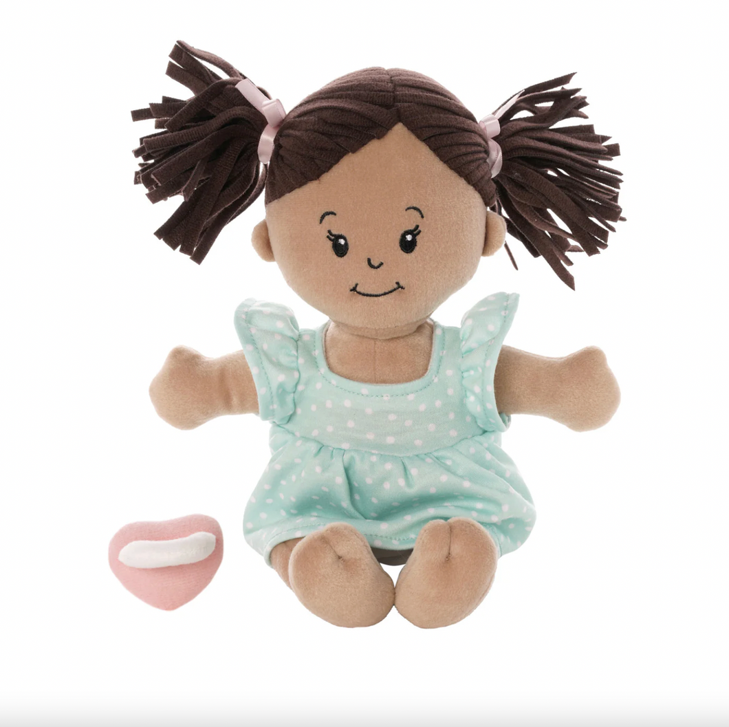 Manhattan Toy Love, Stella Puppe Hellbeige mit braunen Zöpfen
