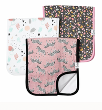 Load image into Gallery viewer, Copper Pearl Premium Burp Cloths Zella
