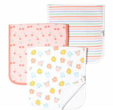 Load image into Gallery viewer, Copper Pearl Premium Burp Cloths Cherry
