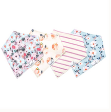 Load image into Gallery viewer, Copper Pearl Bandana Bibs 4-Pack Morgan
