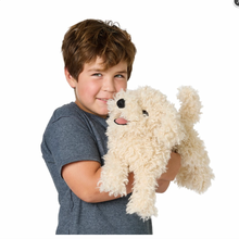 Load image into Gallery viewer, Folkmanis White Poodle Puppy Puppet
