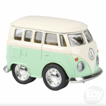 Load image into Gallery viewer, Volkswagen Mini Bus Pull Back Toy – 2" Die-Cast Pastel Vehicle
