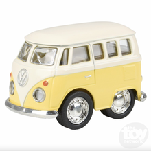 Load image into Gallery viewer, Volkswagen Mini Bus Pull Back Toy – 2" Die-Cast Pastel Vehicle
