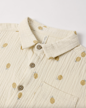 Load image into Gallery viewer, Rylee + Cru Collared Short Sleeve Shirt Pineapple
