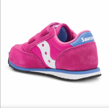 Laden Sie das Bild in den Galerie-Viewer, Saucony Jazz Hook &amp; Loop Magenta Pink Kleinkinder-Sneaker
