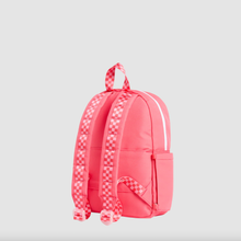 Laden Sie das Bild in den Galerie-Viewer, State Bags Kane Mini Rucksack Intarsia Erdbeeren Pink Rot
