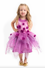 Load image into Gallery viewer, Little Adventures Purple Blossom Fairy Dress
