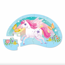 Load image into Gallery viewer, Crocodile Creek Sweet Unicorn Mini Puzzle 12 Piece
