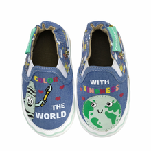Load image into Gallery viewer, Robeez Soft Sole Baby Shoes Color The World
