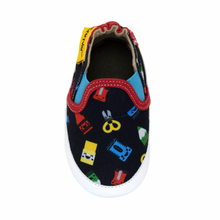 Load image into Gallery viewer, Robeez Soft Sole Baby Shoes Never Run With Scissors
