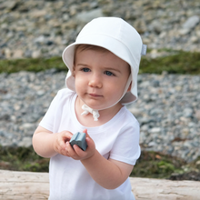 Load image into Gallery viewer, White Cozy Cotton Baby Bucket Hats
