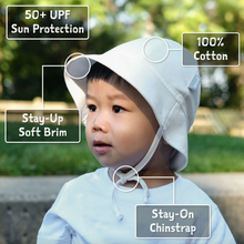 Load image into Gallery viewer, White Cozy Cotton Baby Bucket Hats
