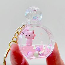 Load image into Gallery viewer, Axolotl Floaty Keychain Charm
