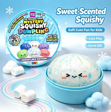 Load image into Gallery viewer, RMS Mystery Squishy Dumpling Snowflake Edition
