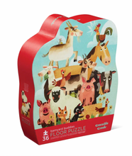 Load image into Gallery viewer, Crocodile Creek Barnyard Buddies Floor Puzzle 36 Piece
