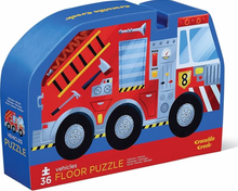 Load image into Gallery viewer, Crocodile Creek Vehicles Floor Puzzle 36 Piece
