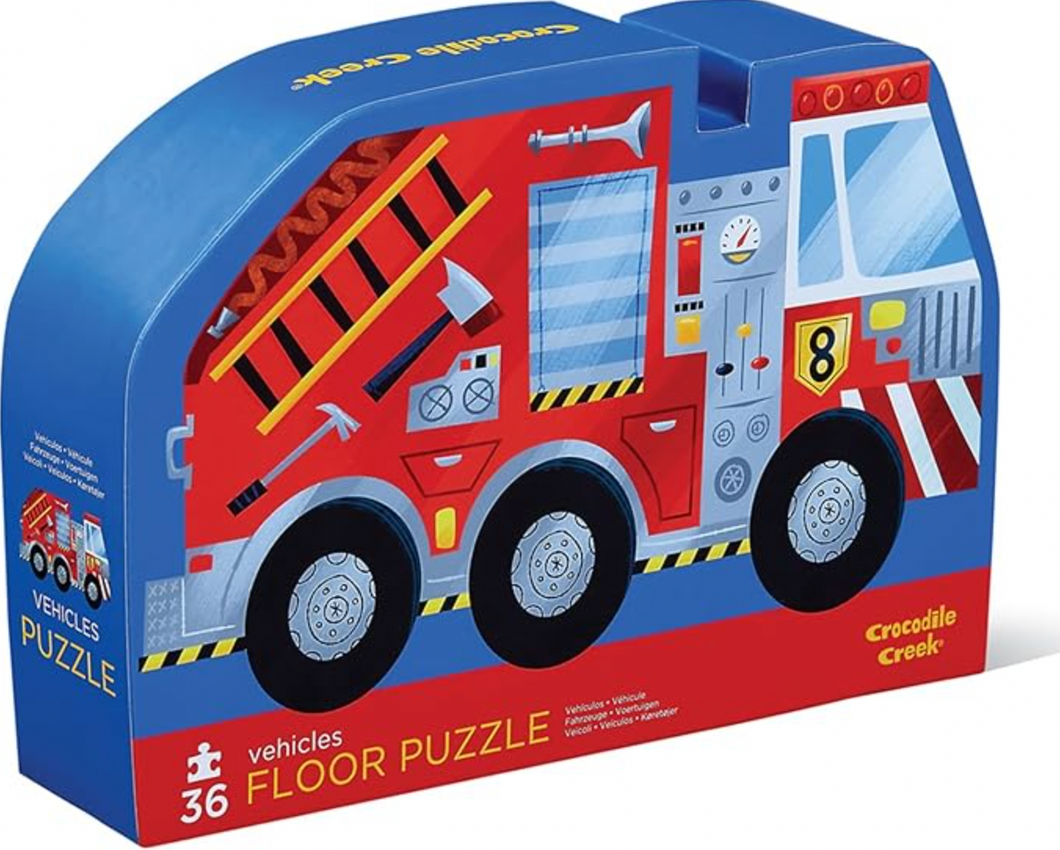 Crocodile Creek Vehicles Floor Puzzle 36 Piece