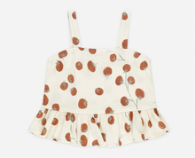 Load image into Gallery viewer, Rylee + Cru Cropped Peplum Tank Tomatoes
