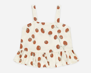Rylee + Cru Cropped Peplum Tank Tomatoes