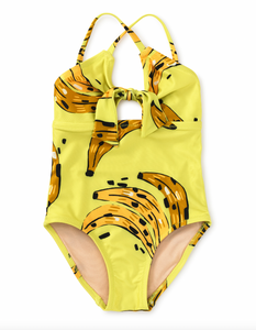 Tea Collection Cut Out One Piece Swimsuit Samba Banana