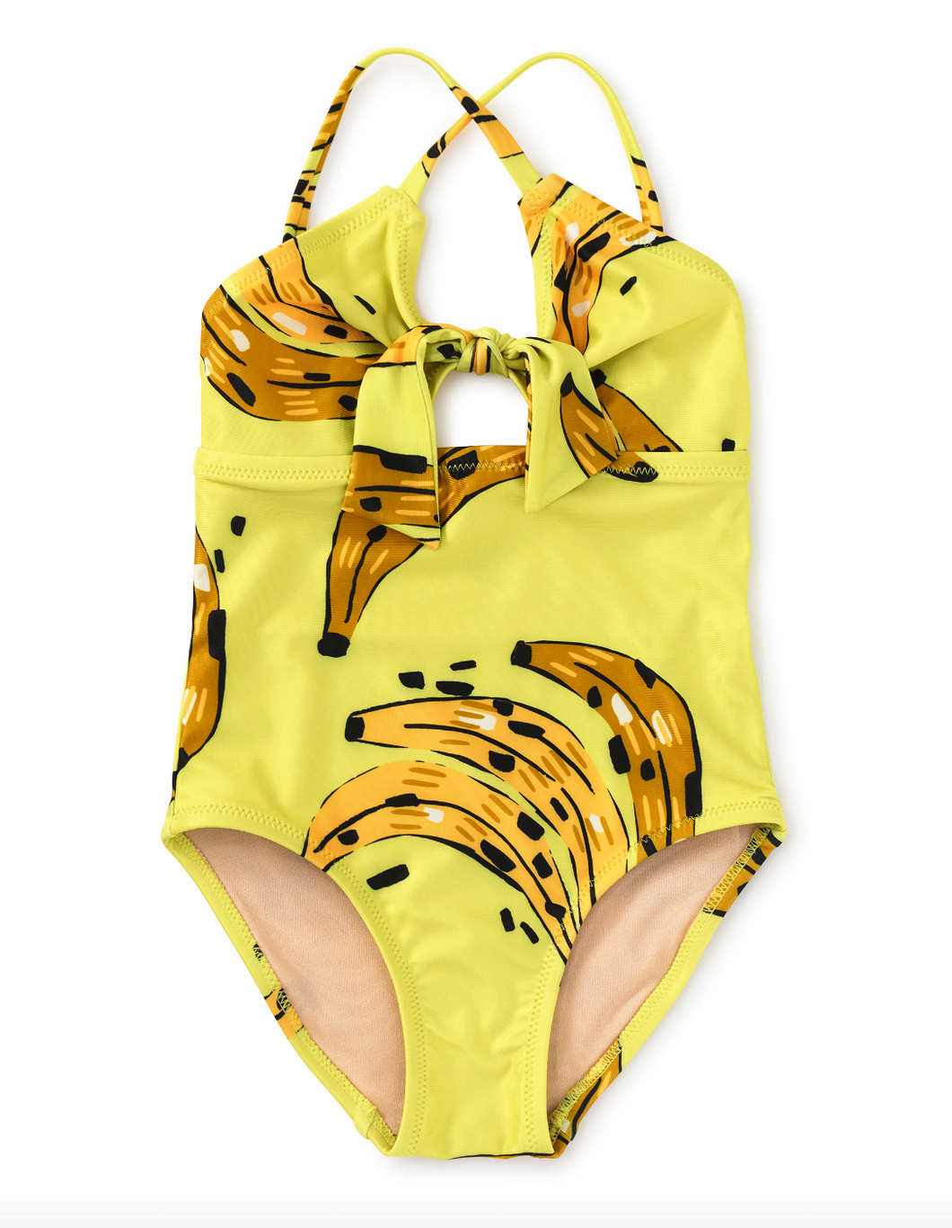 Tea Collection Cut Out One Piece Swimsuit Samba Banana