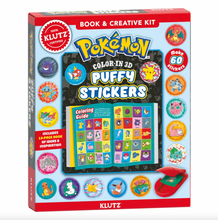 Load image into Gallery viewer, Klutz Pokémon Color-In 3D Puffy Stickers
