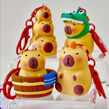 Load image into Gallery viewer, Capybara Key Charm
