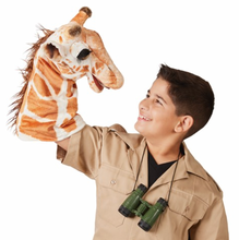Load image into Gallery viewer, Folkmanis Giraffe Stage Puppet
