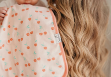 Load image into Gallery viewer, Copper Pearl Premium Burp Cloths Cherry
