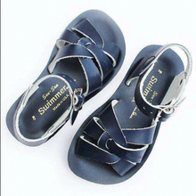 Load image into Gallery viewer, Salt Water Swimmer Sandals Navy
