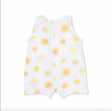 Load image into Gallery viewer, Angel Dear Sleeveless Shortie Romper Happy Suns
