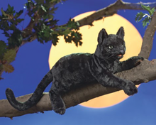 Load image into Gallery viewer, Folkmanis Black Cat Puppet
