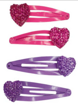 Load image into Gallery viewer, Great Pretenders Hearts Hair Clips
