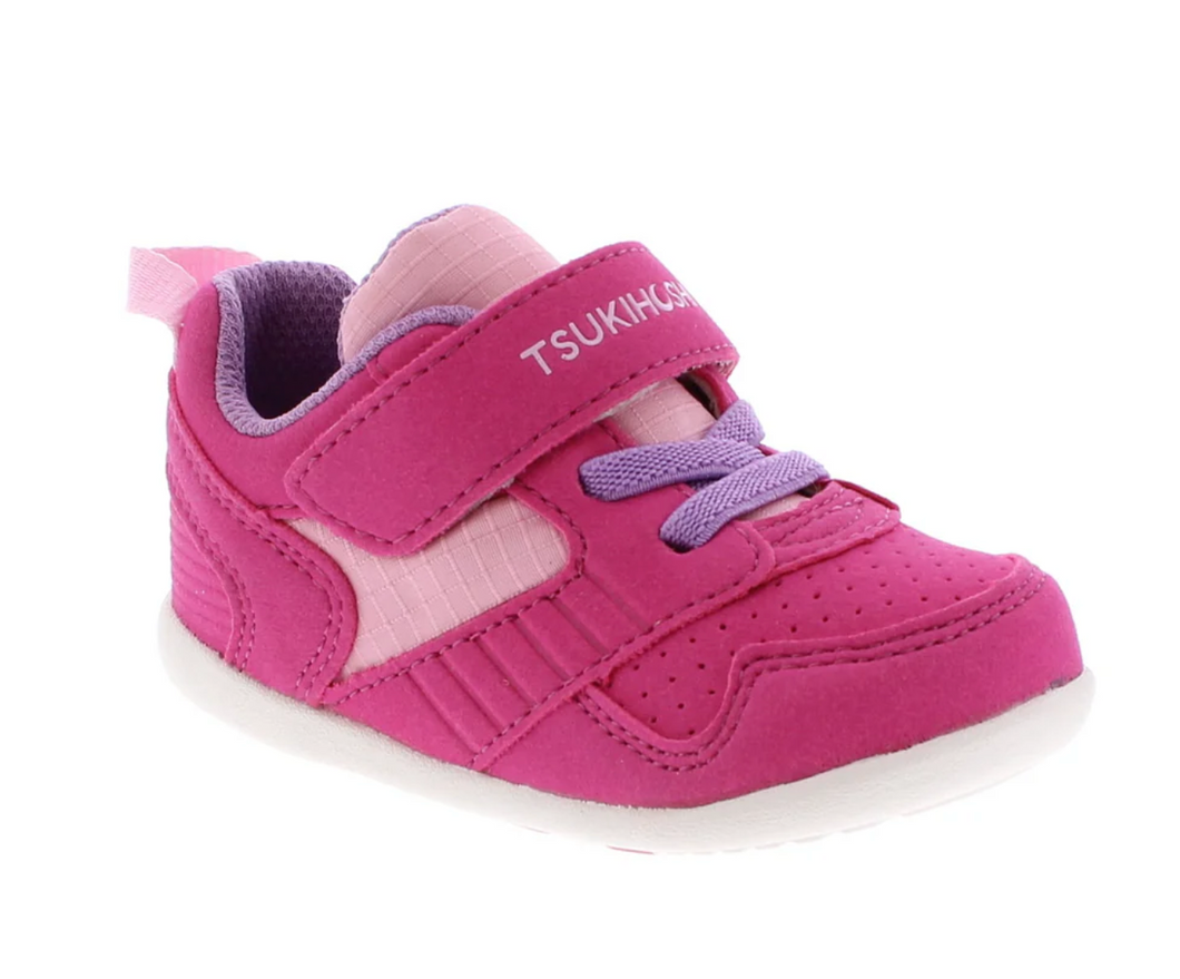 Tsukihoshi Racer Fuchsia/Pink Baby Shoe