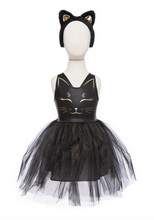 Load image into Gallery viewer, Great Pretenders Black Cat Dress &amp; Headpieces  Size 5-6
