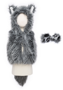 Great Pretenders Big Bad Wolf Vest With Gloves Size 5-6
